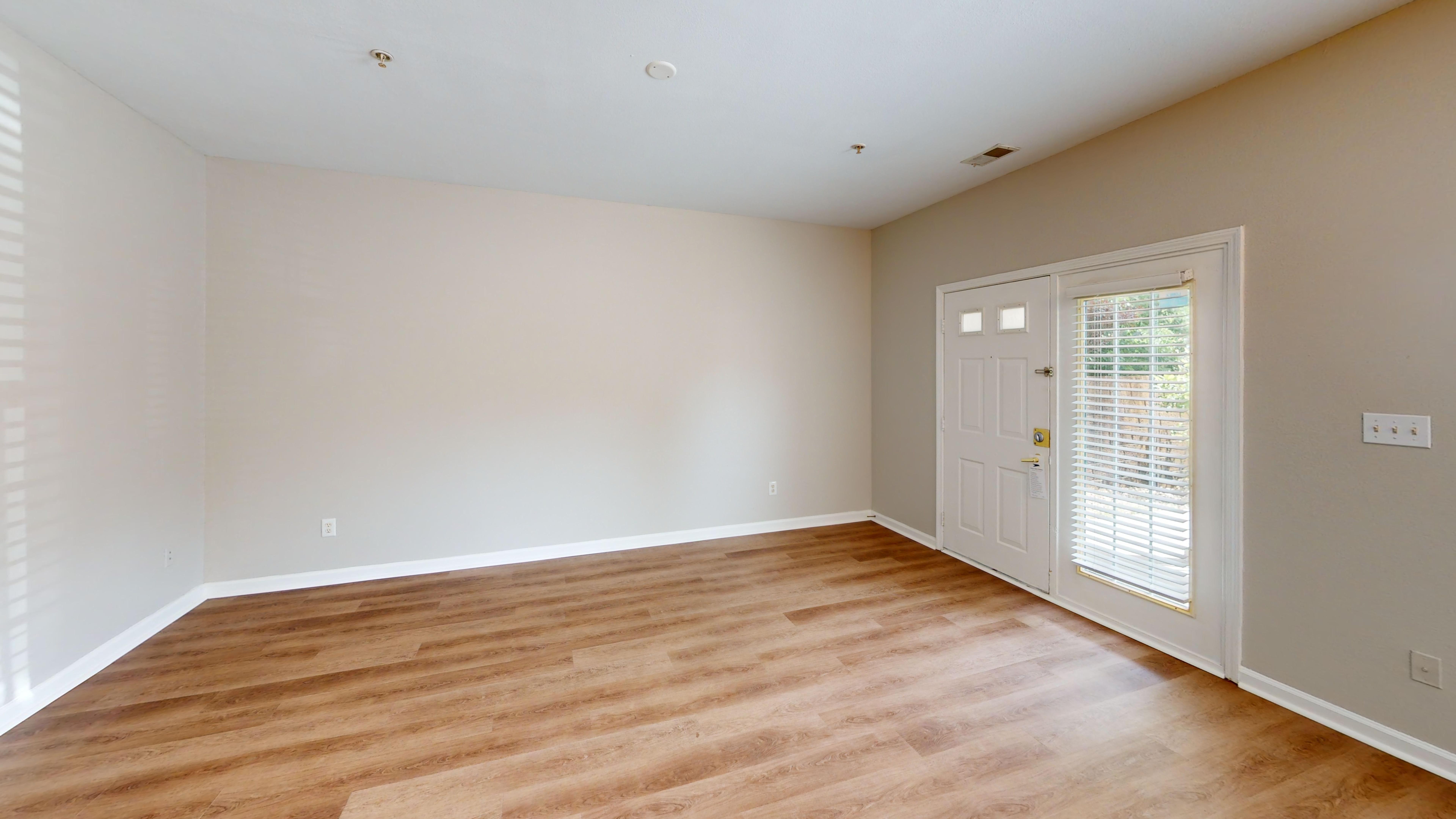 Additional living space with patio access